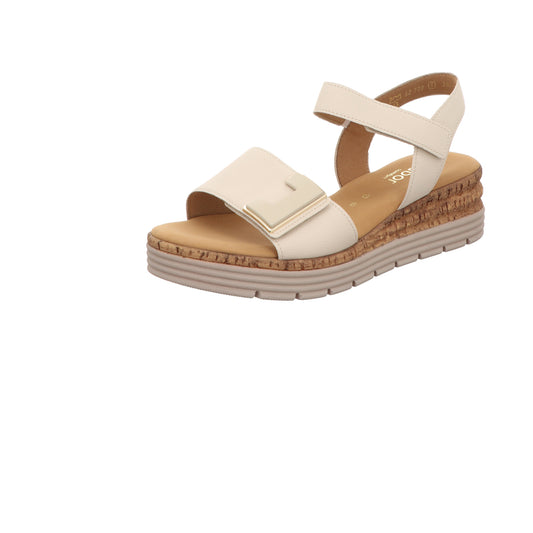 Gabor Damen Sandalette Genua in beige