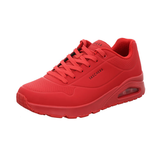 Skechers Herren Schnürschuh Uno-Stand On Air in rot