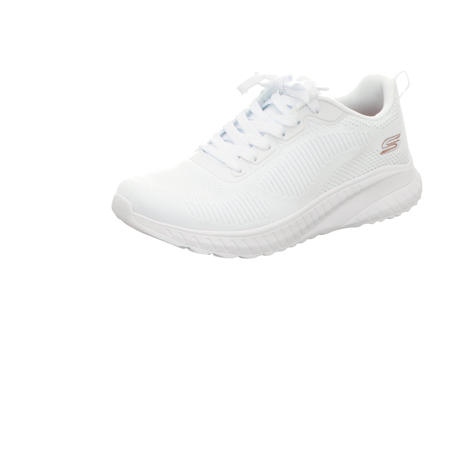 Skechers Damen Schnürschuh Bobs in weiss