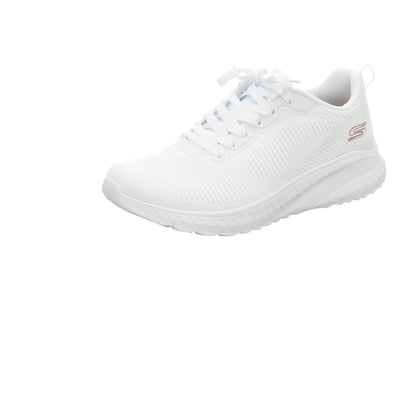 Skechers Damen Schnürschuh Bobs in weiss