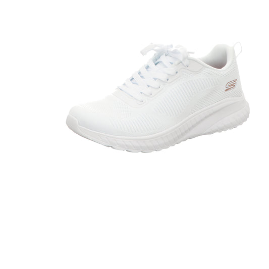 Skechers Damen Schnürschuh Bobs in weiss