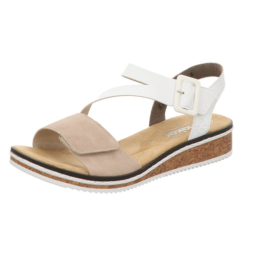 Rieker Damen Sandale  in beige