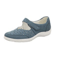 Waldläufer Damen Slipper bequem Henni in blau