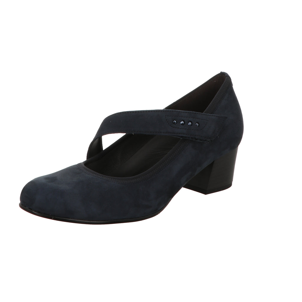 Gabor Damen Pumps bequem Palma in dunkelblau
