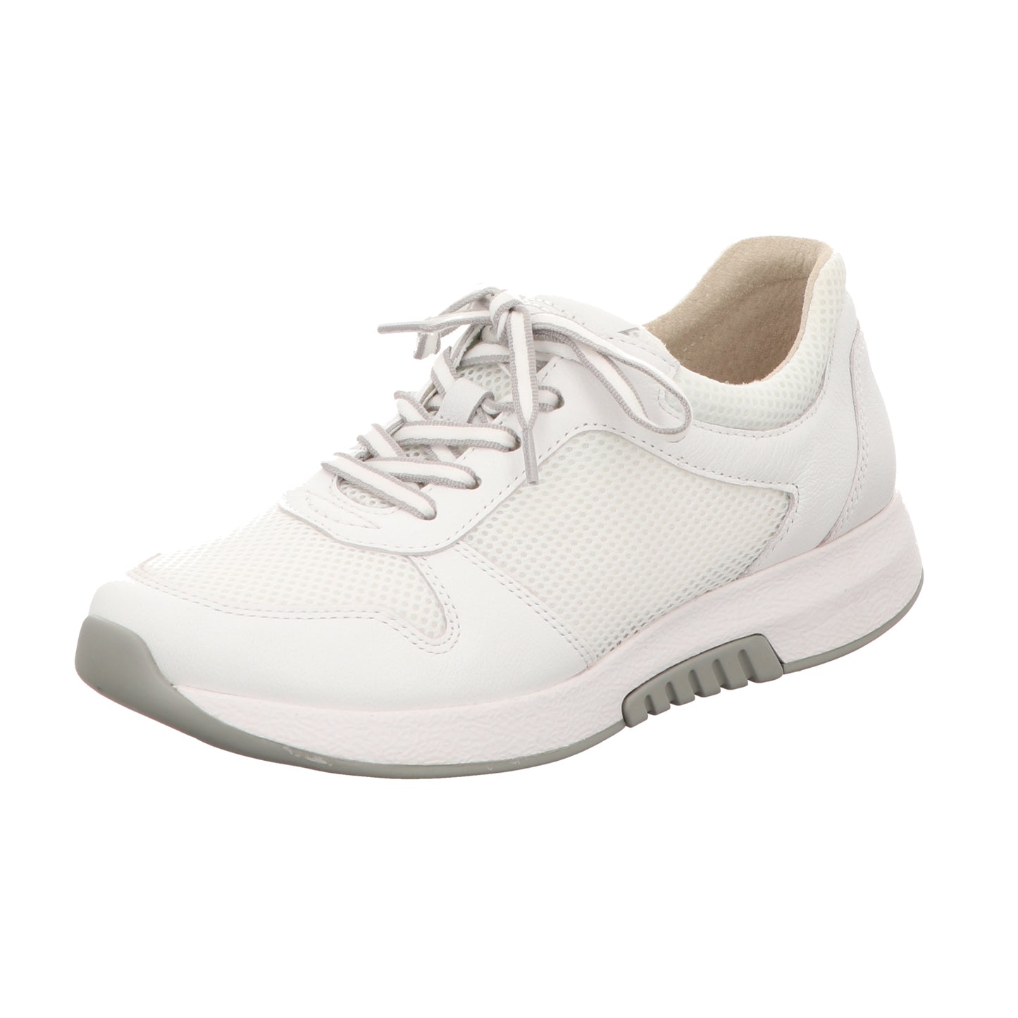 Gabor Damen Schnürschuh bequem  in weiss