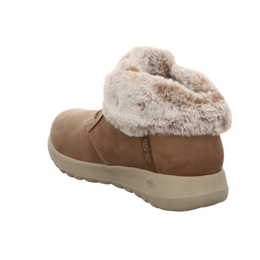 Skechers Damen Schnürstiefel Slip Ins On The Go Joy in braun