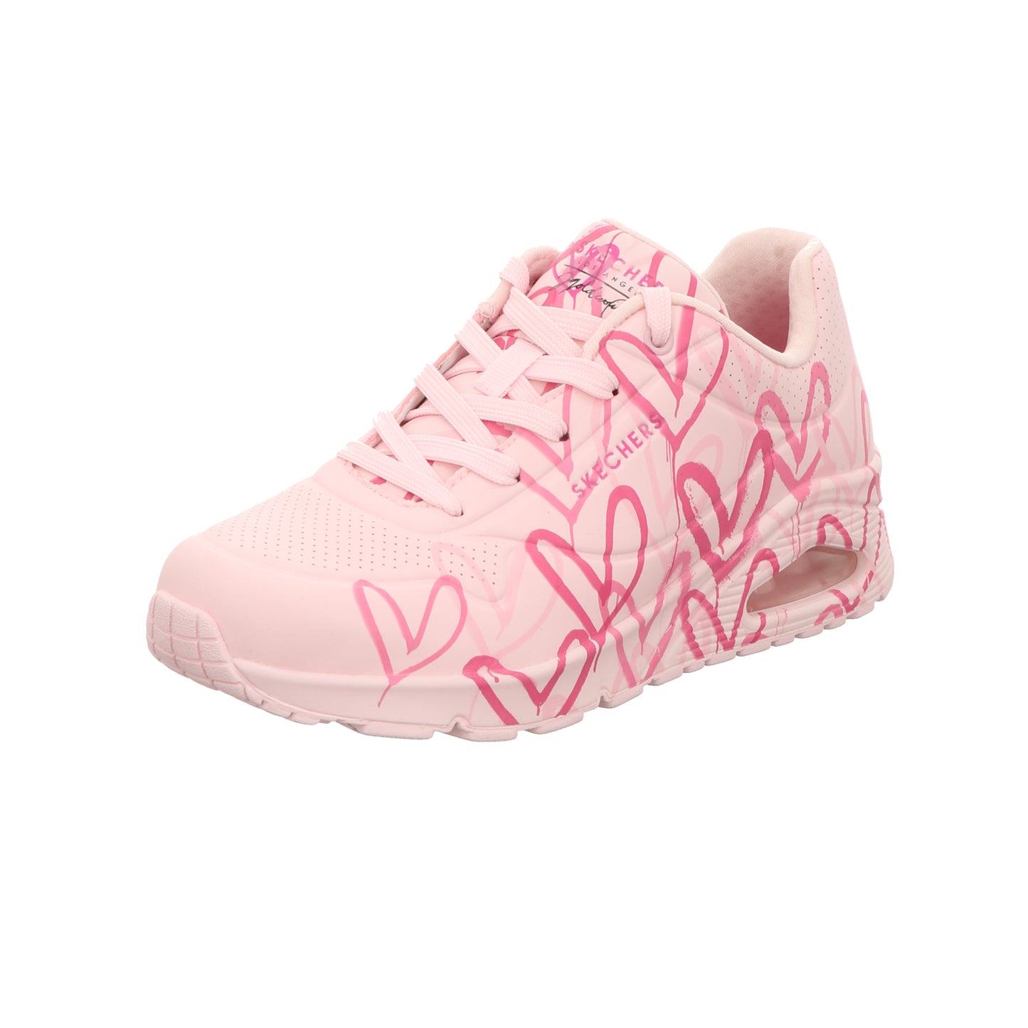 Skechers Damen Schnürschuh Uno Spread The Love in pink