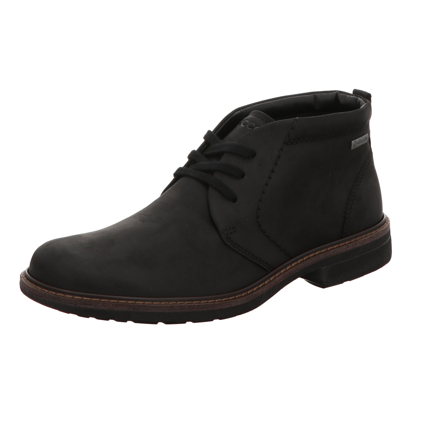 Ecco Herren Schnürboot Turn in schwarz