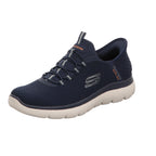Skechers Herren Slipper Slip-In Summits in blau
