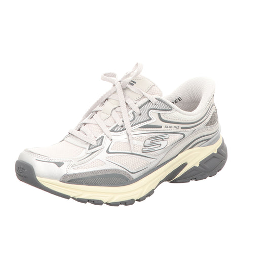 Skechers Damen Slipper Slip-Ins-Stamina Sport in silber