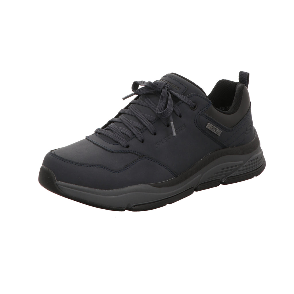 Skechers Herren Schnürschuh Relaxed Fit Benago Hombre in blau