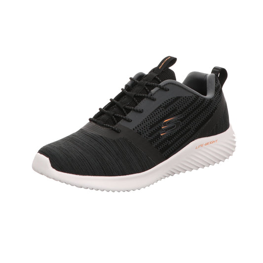 Skechers Herren Slipper Bounder in schwarz