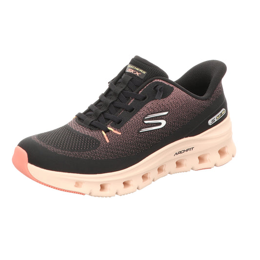 Skechers Damen Slipper Slip-Ins-Arch Fit Glide in schwarz