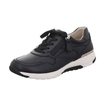 Gabor Damen Schnürschuh bequem  in blau