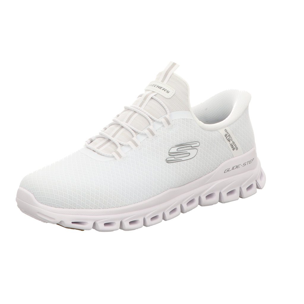 Skechers Herren Slipper Slip-Ins:glide-Step in weiss