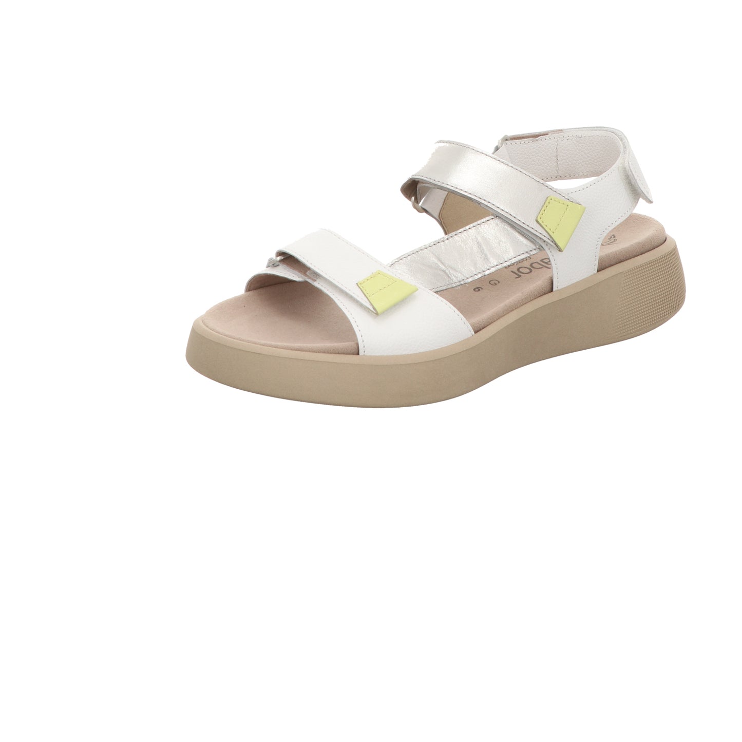 Gabor Damen Sandale bequem Florenz in weiss