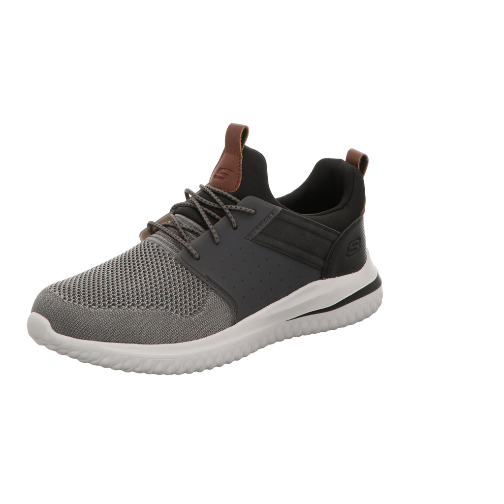 Skechers Herren Slipper Delson 3.0 Cicada in grau