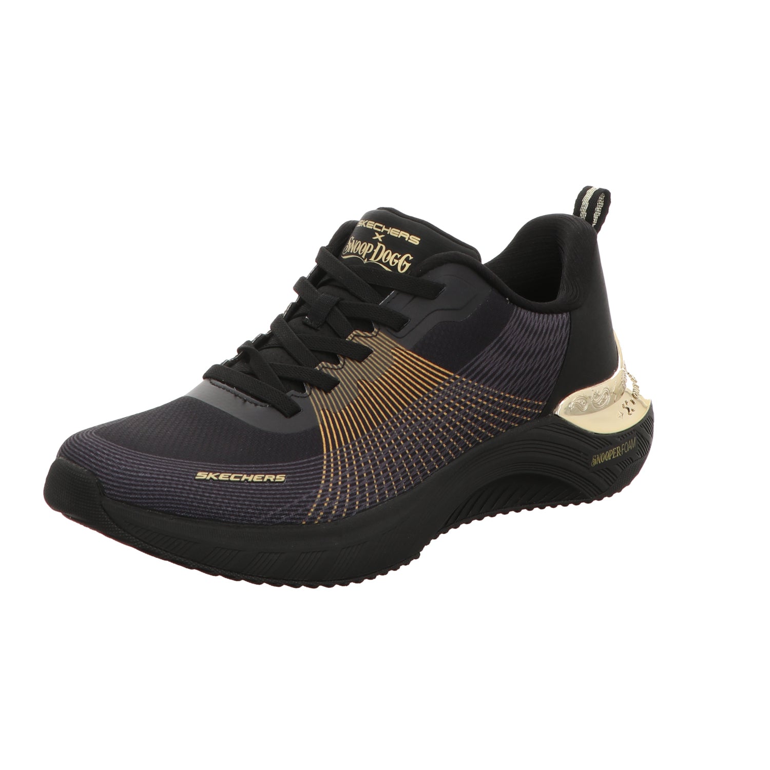 Skechers Damen Schnürschuh Snoop Ace Cyber Walker in schwarz
