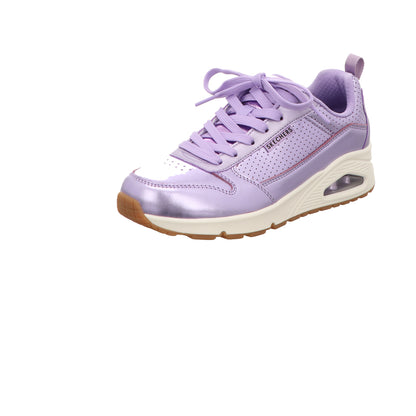 Skechers Damen Schnürschuh Uno Metallixs in lila