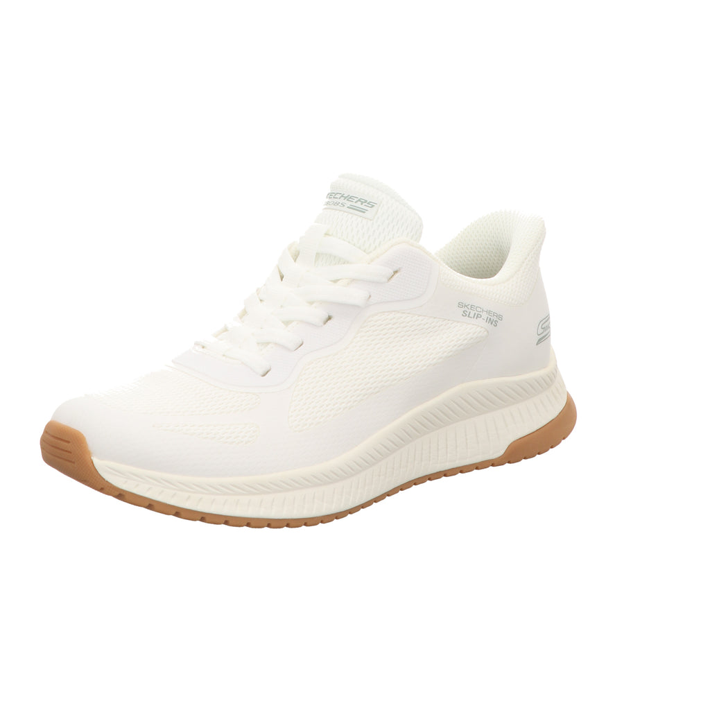 Skechers Damen Slipper Slip-Ins:bobs Squad 4-Staple in weiss