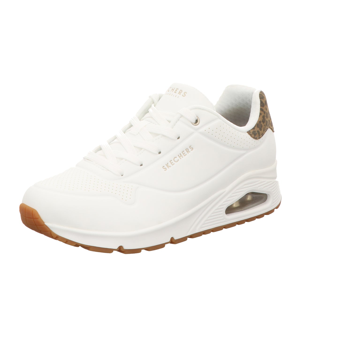 Skechers Damen Schnürschuh Uno-Jungle Nite in weiss