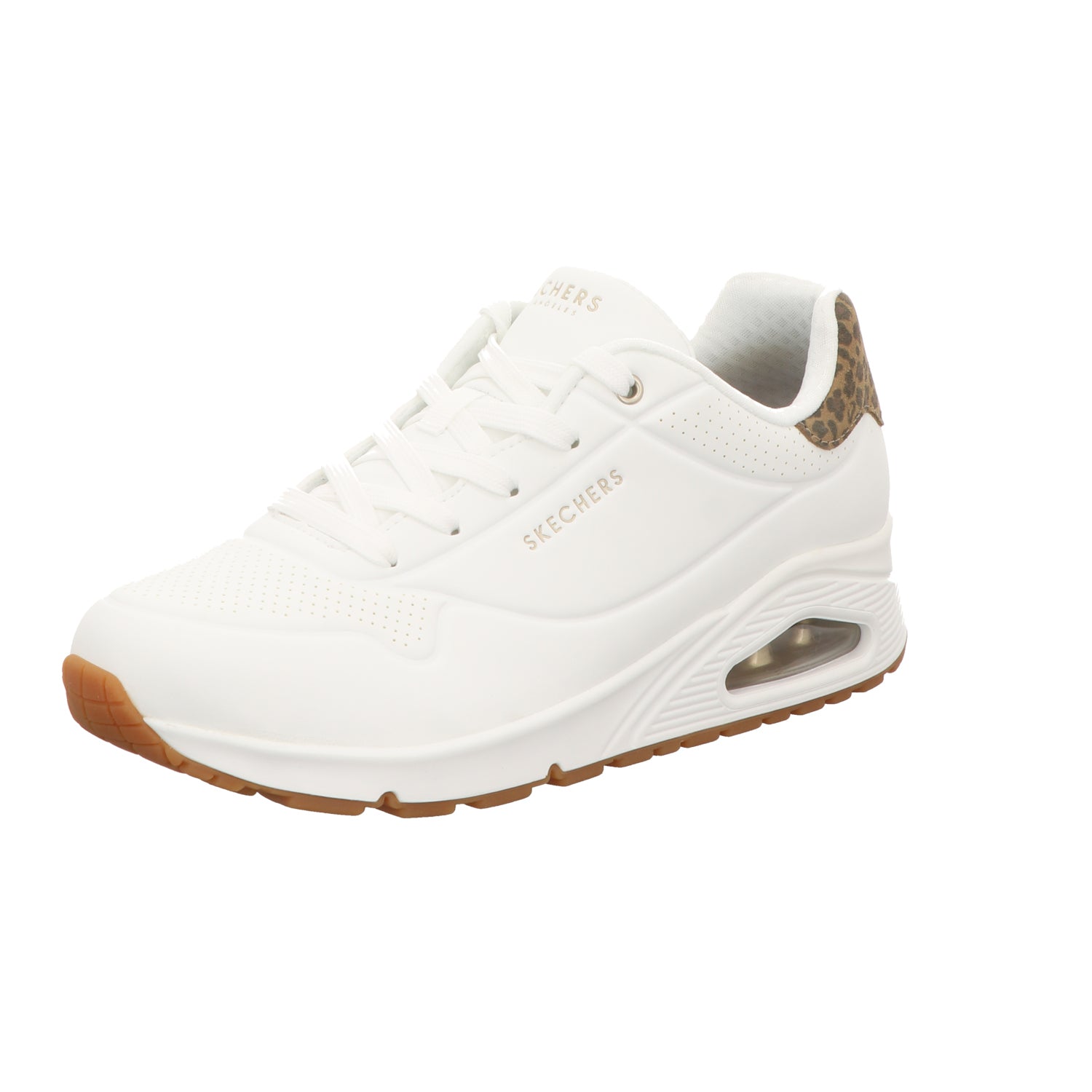 Skechers Damen Schnürschuh Uno-Jungle Nite in weiss