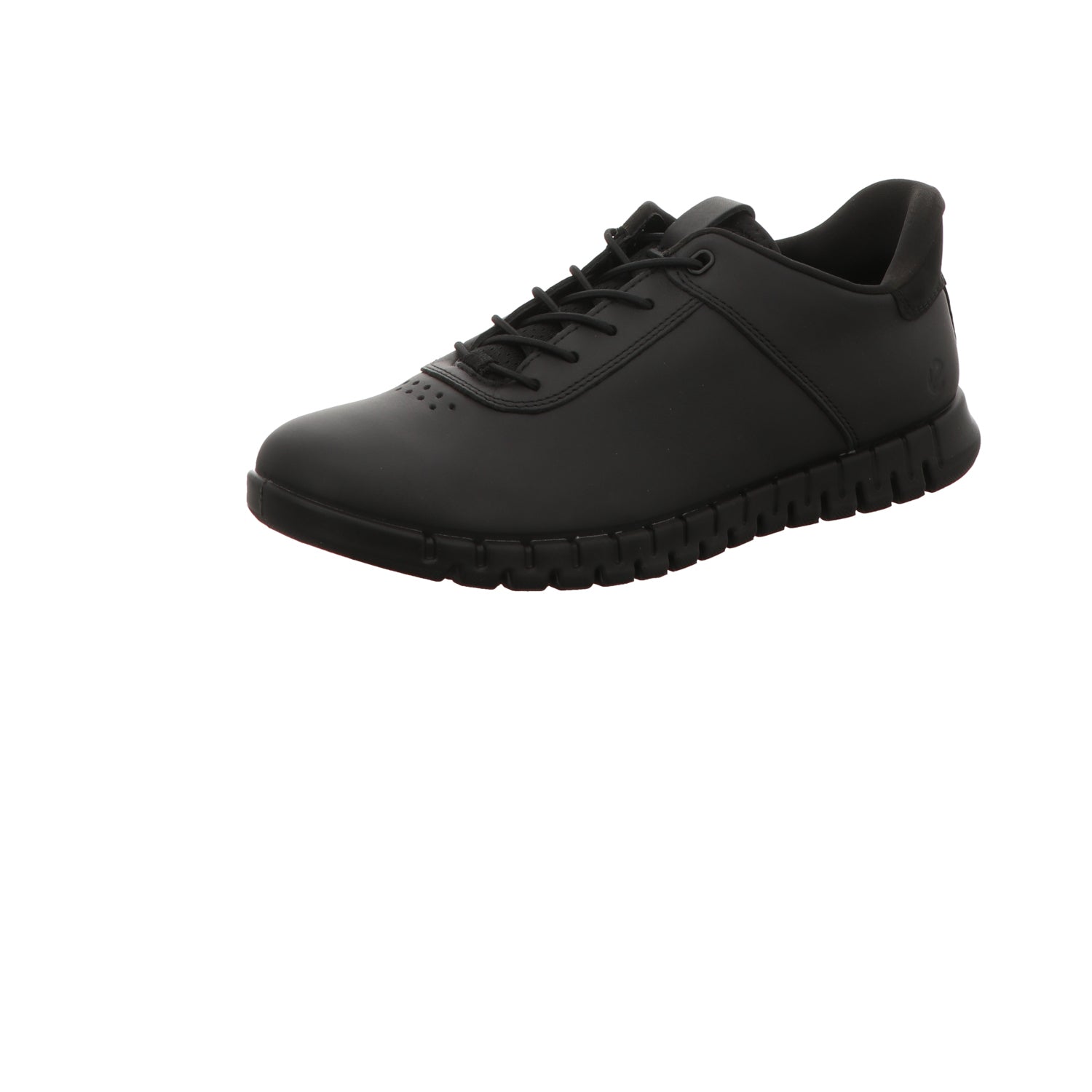 Ecco Damen Schnürschuh Gruuv Lite in schwarz