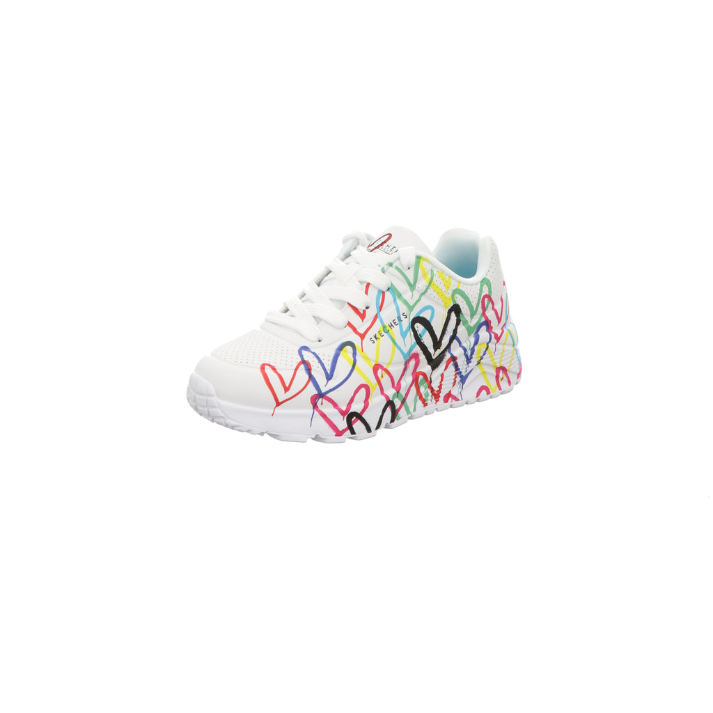 Skechers Damen Slipper Goldcrown Uno Lite in weiss