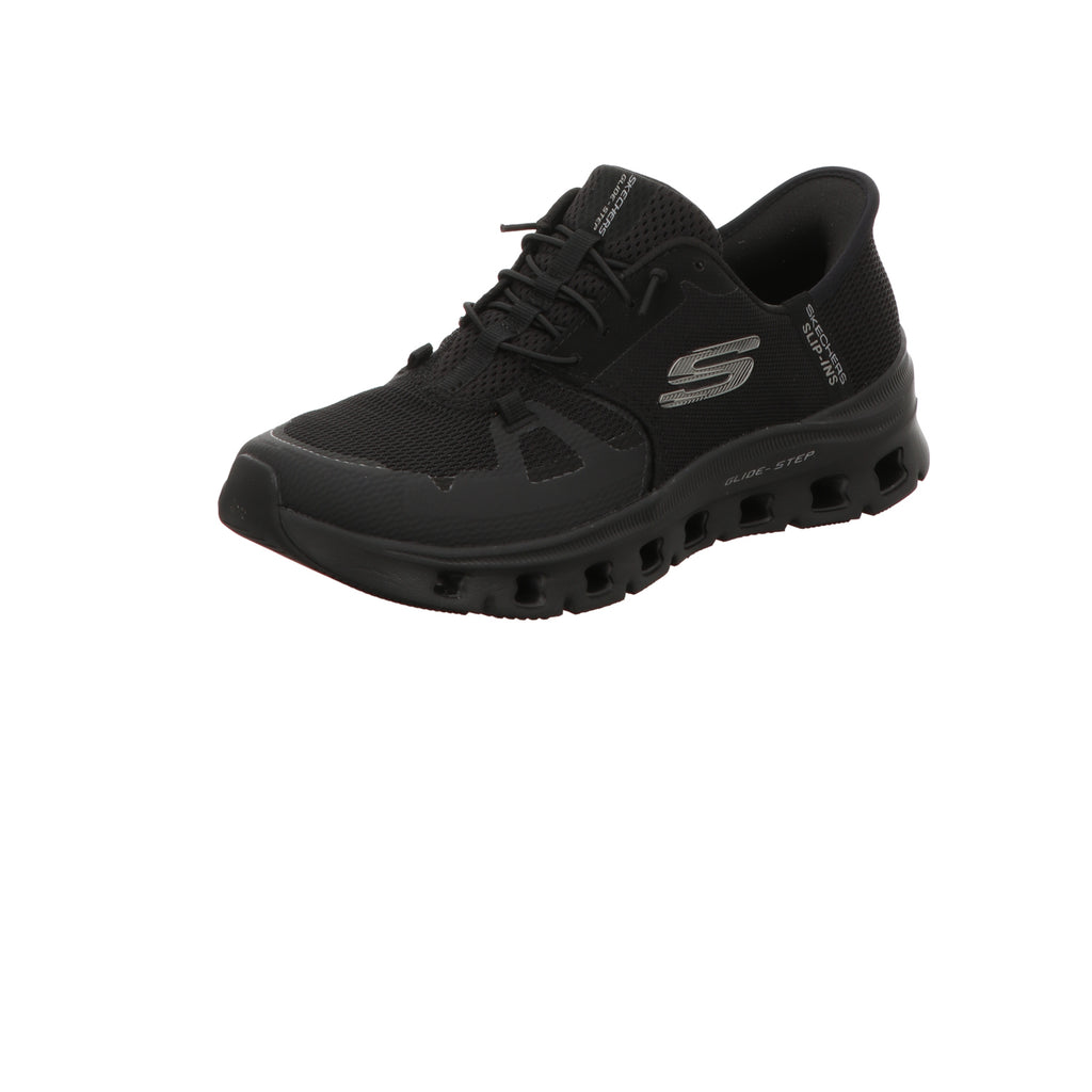 Skechers Damen Slipper Slip-Ins: Glide-Step in schwarz