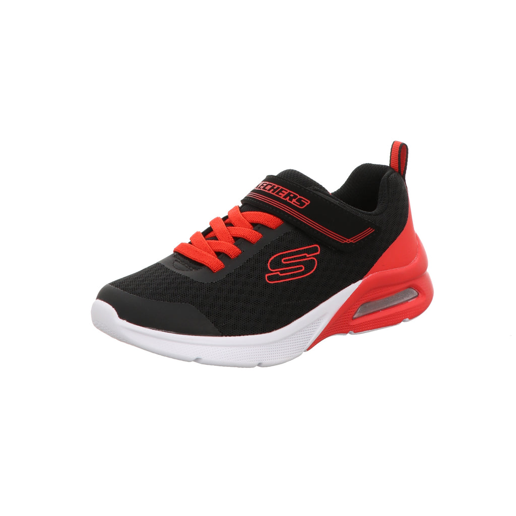 Skechers Herren Slipper Microspec Max in schwarz