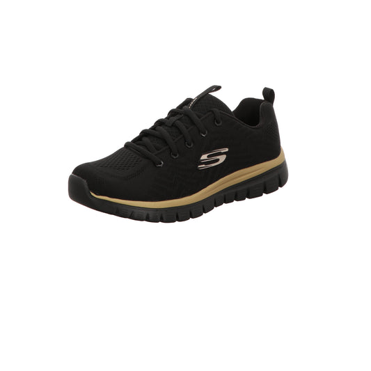 Skechers Damen Schnürschuh Graceful Get Connected in schwarz