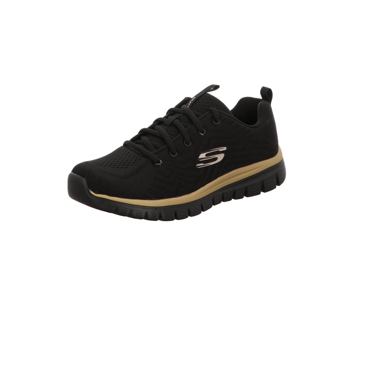 Skechers Damen Schnürschuh Graceful Get Connected in schwarz