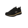 Skechers Damen Schnürschuh Graceful Get Connected in schwarz