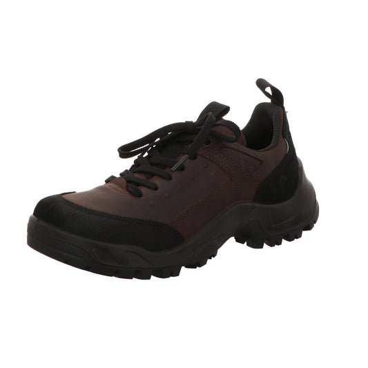 Ecco Herren Schnürschuh Offroad in schwarz