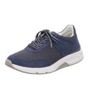 Gabor Damen Schnürschuh bequem Rolling Soft in blau