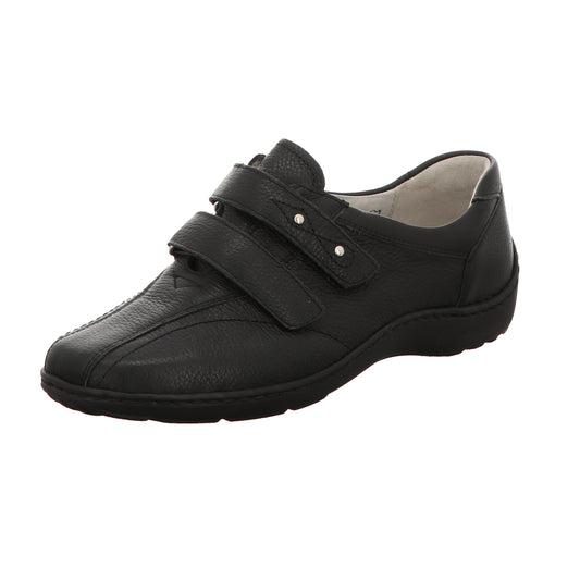 Waldläufer Damen Slipper bequem Henni in schwarz