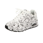 Skechers Damen Schnürschuh Uno-Process Sketch in weiss