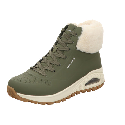 Dispo S/ Damen Schnürstiefel Uno Rugged Fall-Air in gruen