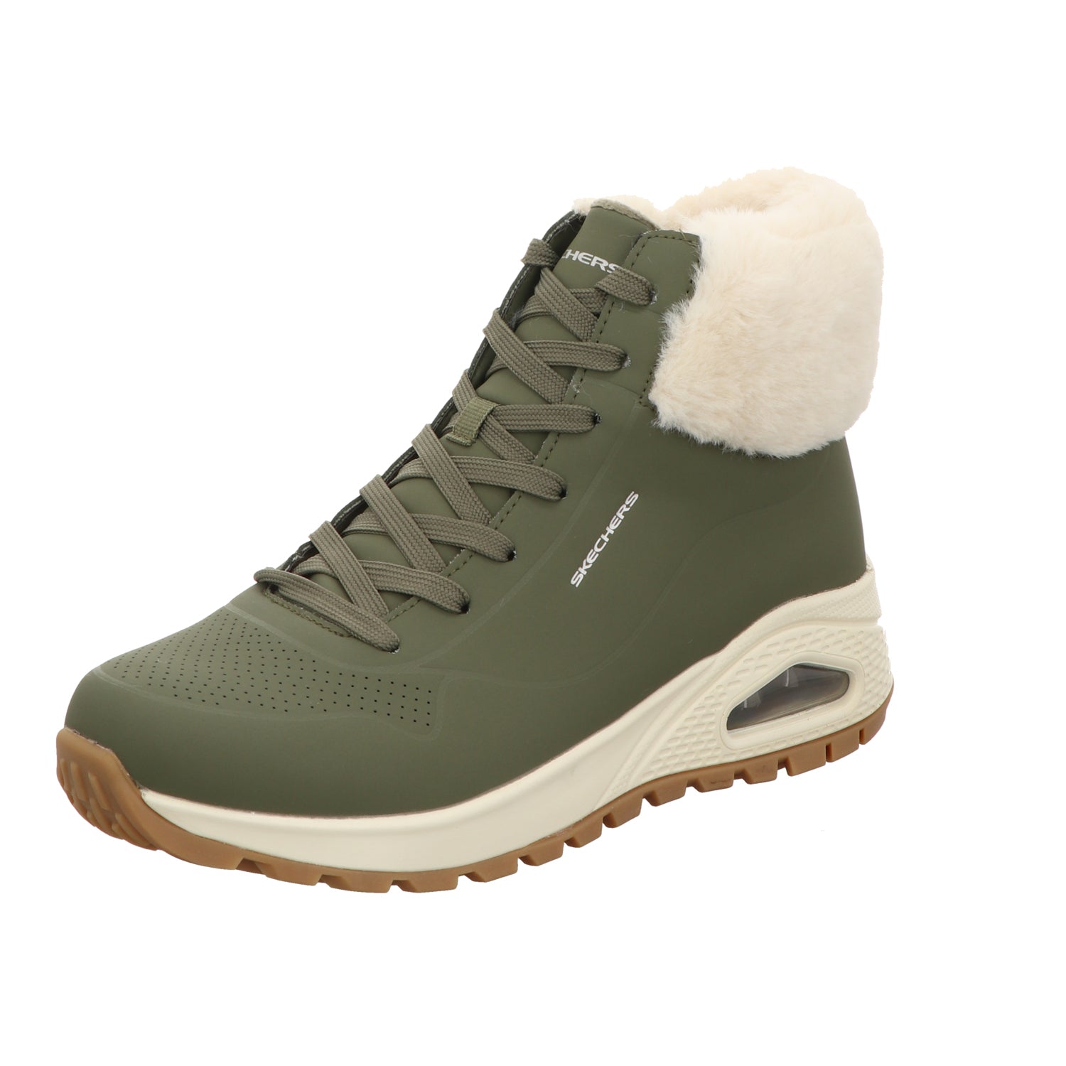 Dispo S/ Damen Schnürstiefel Uno Rugged Fall-Air in oliv
