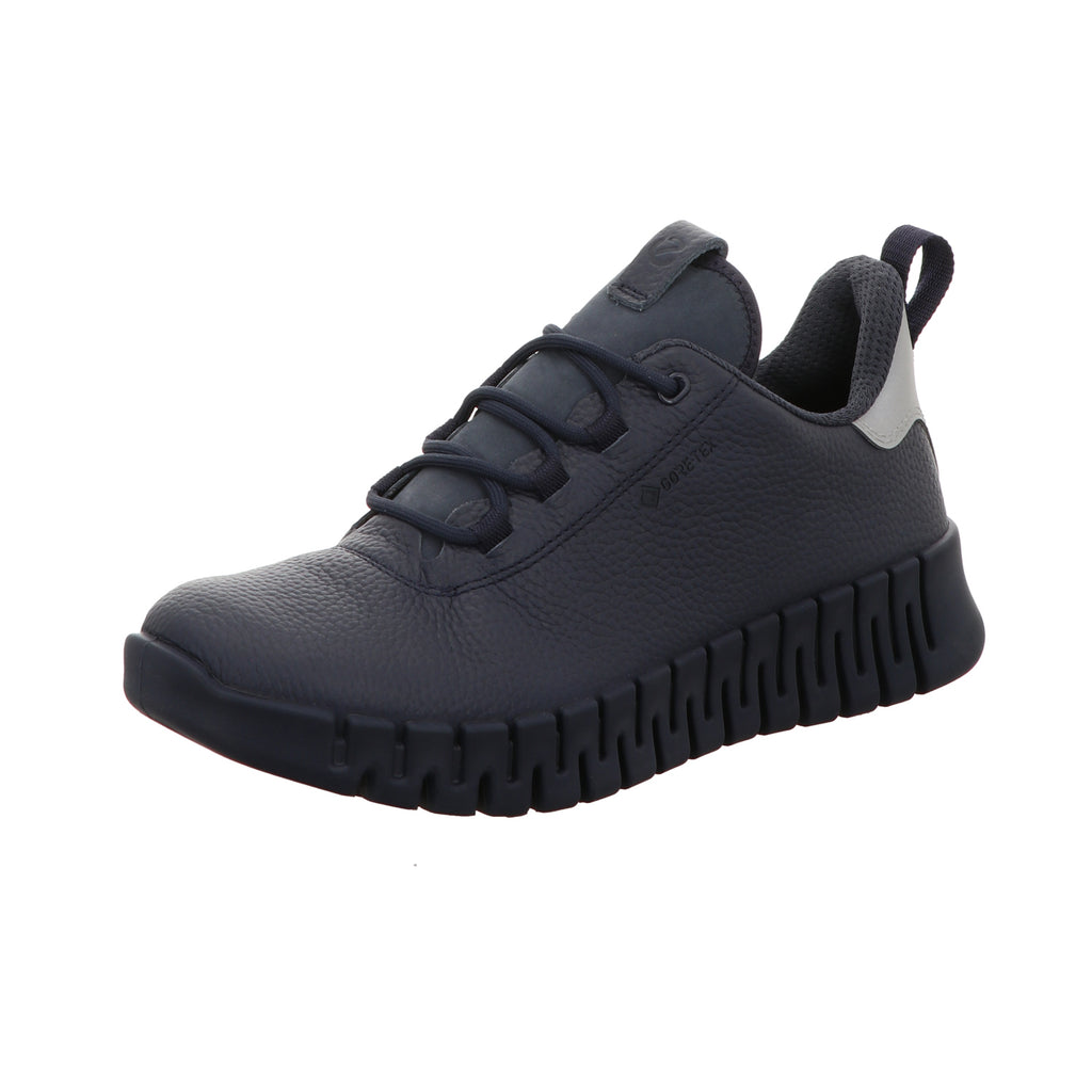 Ecco Damen Schnürschuh Gruuv in blau