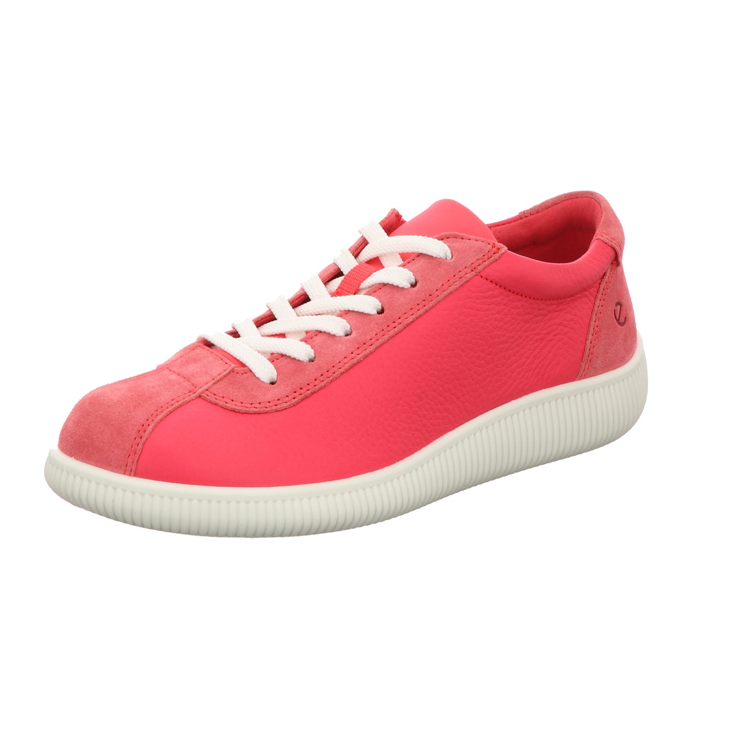 Ecco Damen Schnürschuh Soft Zero in rosa