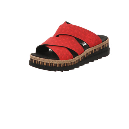 Rieker Damen Pantolette  in rot