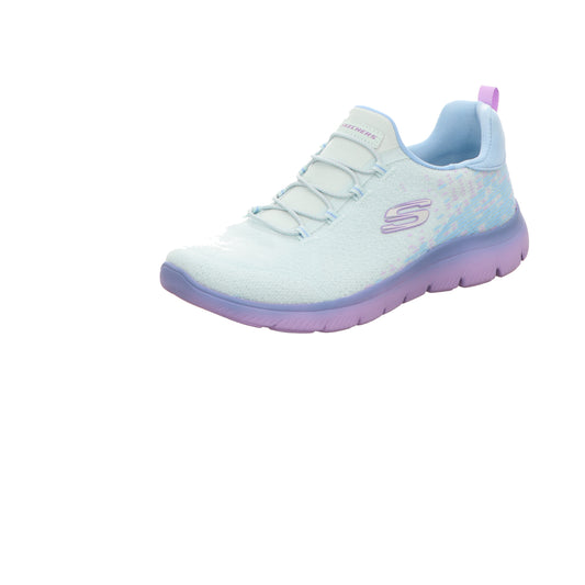 Skechers Damen Slipper Summits in blau