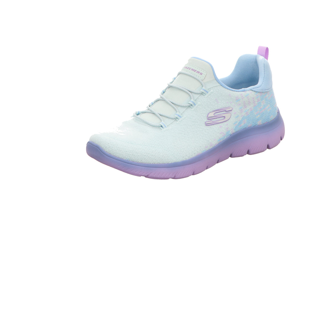 Skechers Damen Slipper Summits in blau