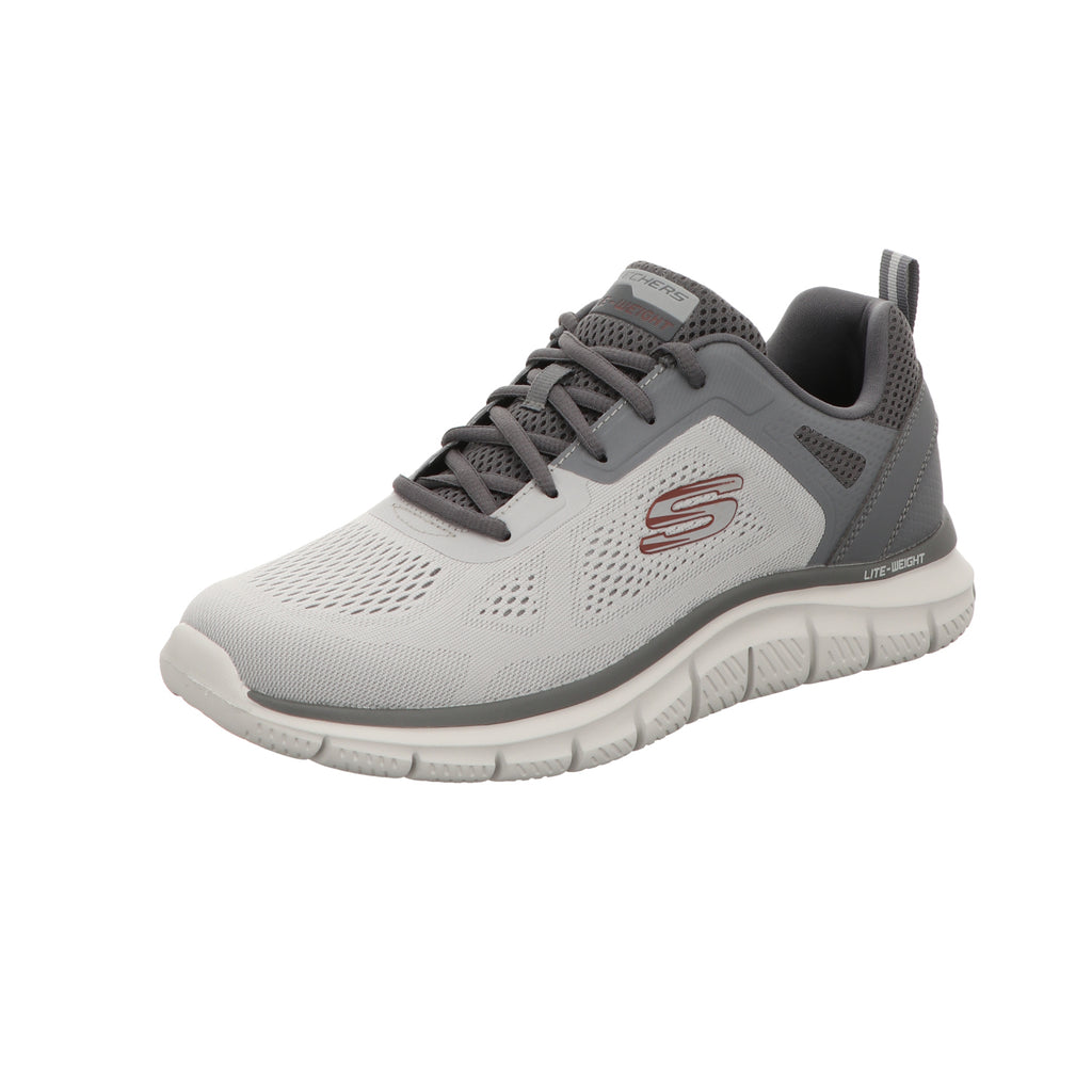 Skechers Herren Schnürschuh Track Broader in grau