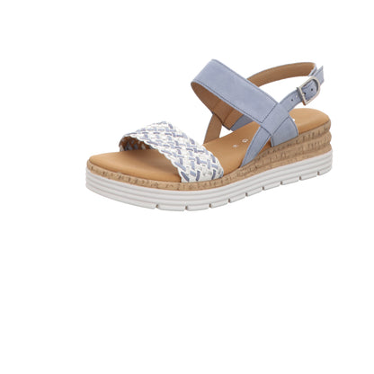 Gabor Damen Sandalette Florenz in blau