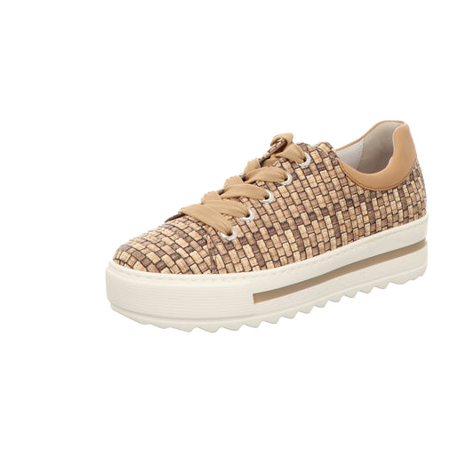 Gabor Damen Schnürschuh  in beige