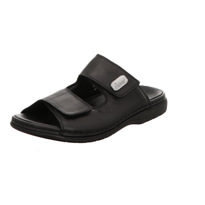 Rieker Herren Pantolette Christoph in schwarz