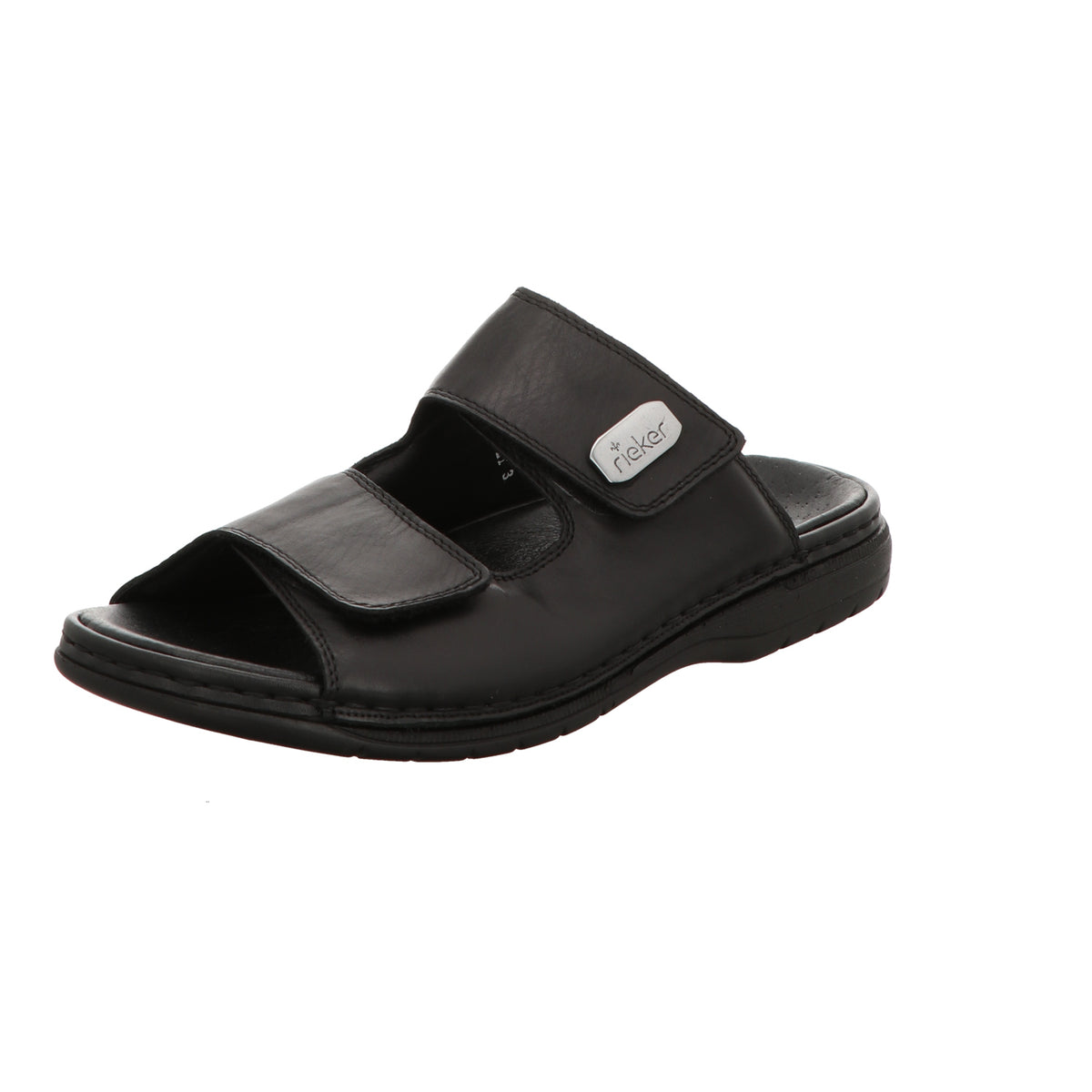Rieker Herren Pantolette Christoph in schwarz