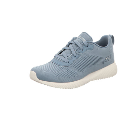 Skechers Damen Schnürschuh Bobs Squad Tough Talk in blau
